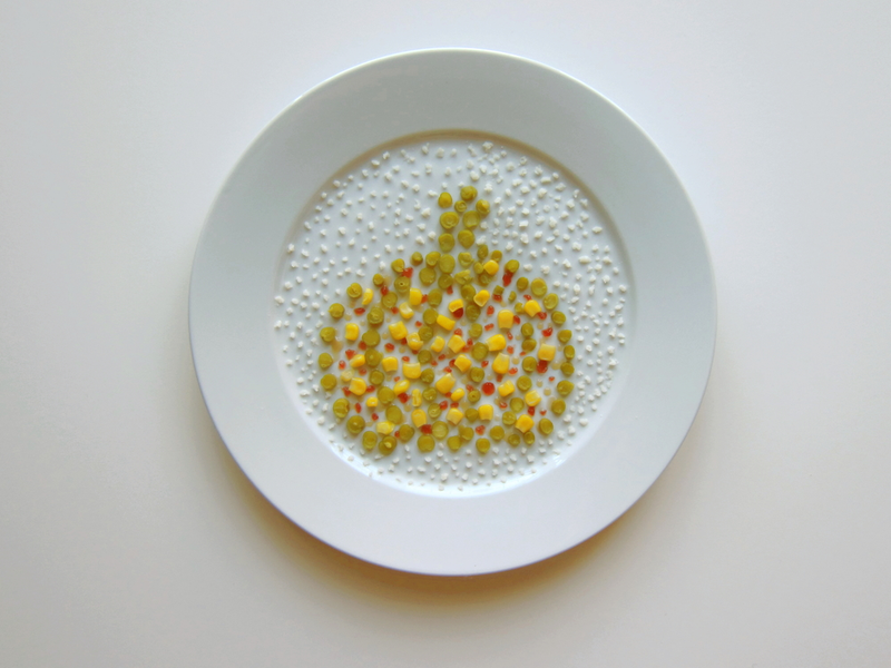 Illustration for article titled How Famous Artists Would Arrange Their Thanksgiving Plates
